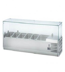 SALSERA REFRIGERADA SOBREMESA 1.20MT INDUSTRIAL CENTER
